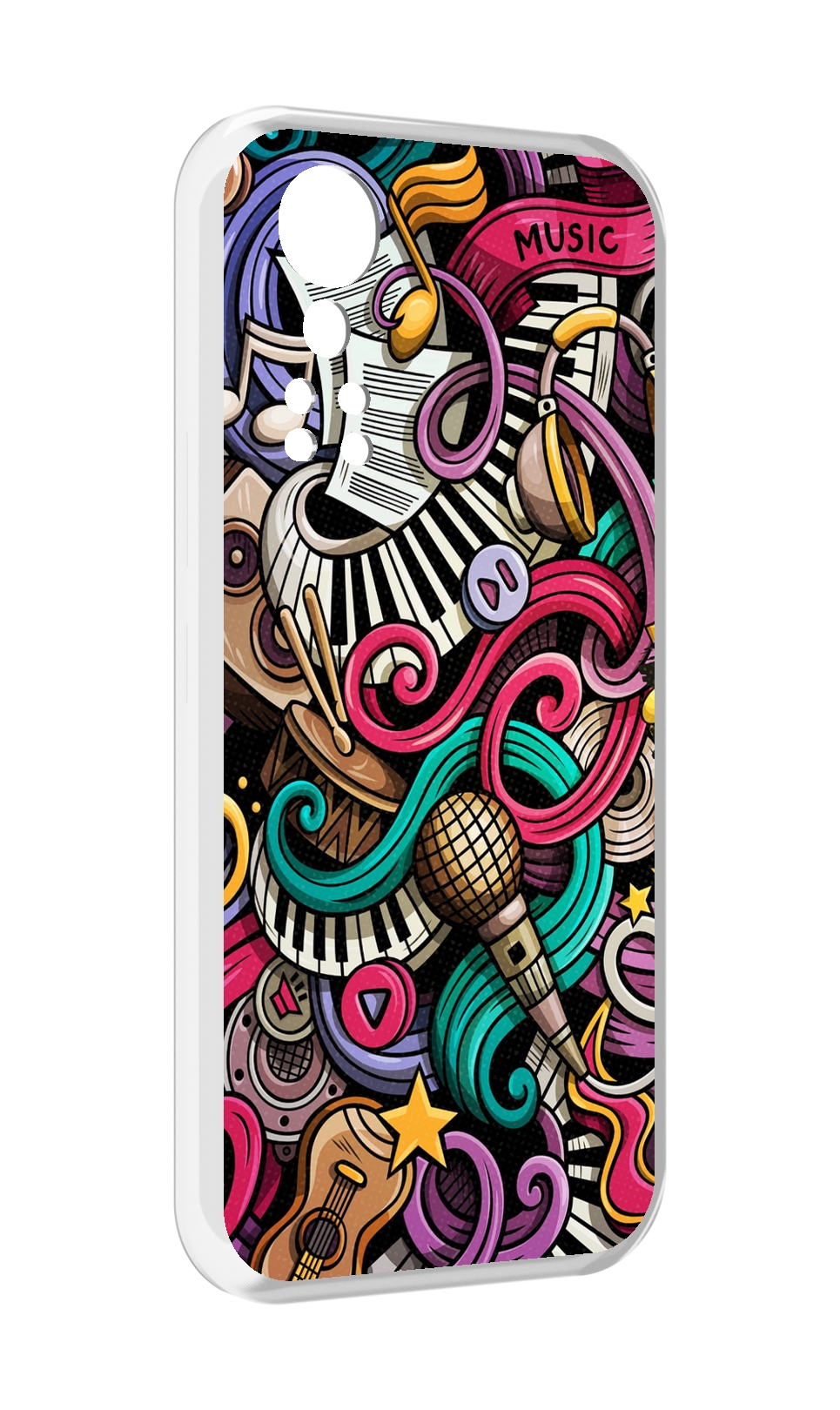 

Чехол MyPads любимая-музыка для ZTE Axon 30 5G / Axon 30S, Прозрачный, Tocco
