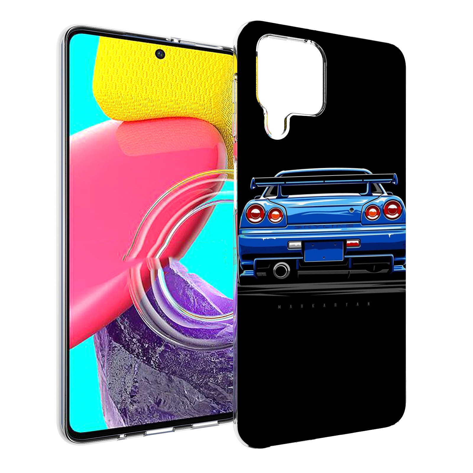 

Чехол MyPads Машина-синяя мужской для Samsung Galaxy M53 (SM-M536), Прозрачный, Tocco