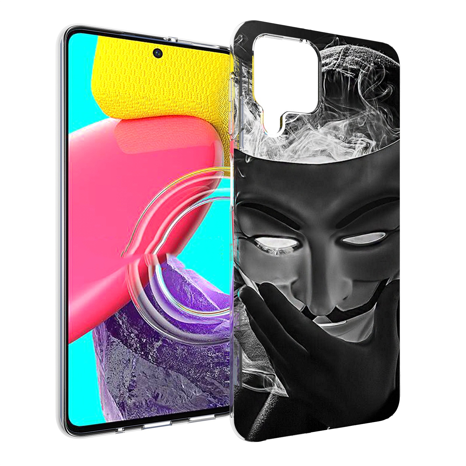 

Чехол MyPads Маска для Samsung Galaxy M53 (SM-M536), Прозрачный, Tocco