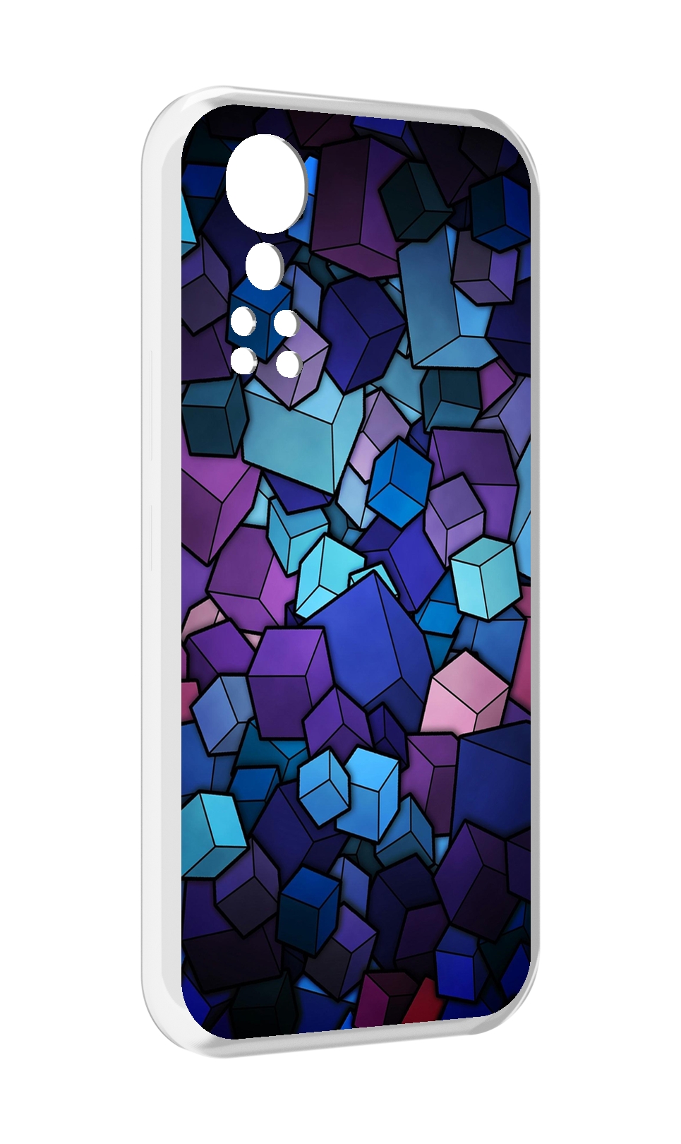 

Чехол MyPads лепестки для ZTE Axon 30 5G / Axon 30S, Прозрачный, Tocco