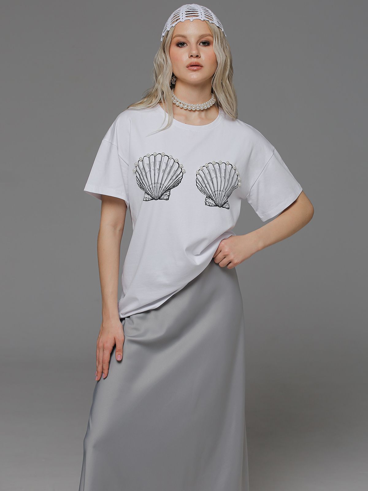 

Футболка женская SAHAR Art lab OFD белая 48-50 RU, Белый, OFD