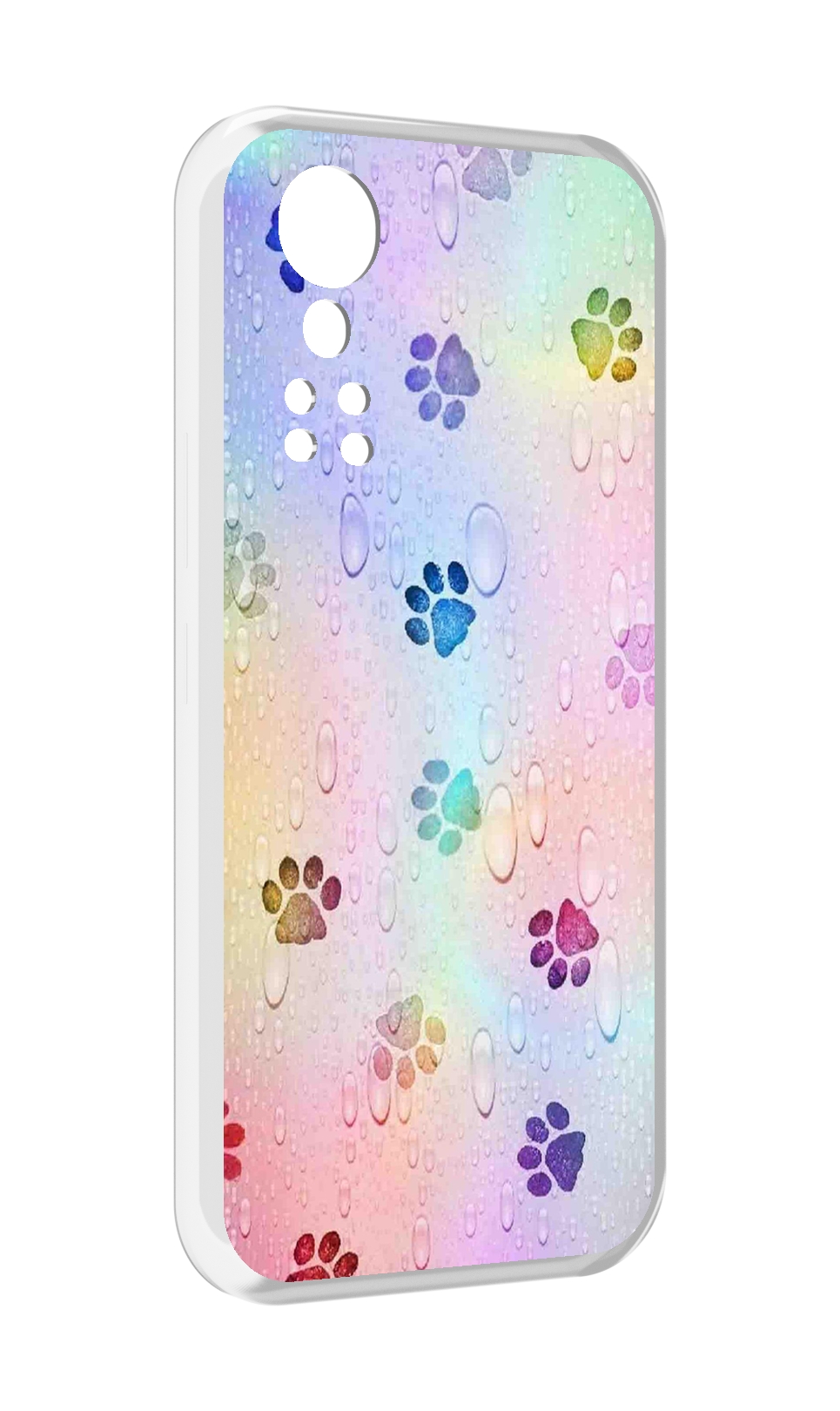 

Чехол MyPads лапки для ZTE Axon 30 5G / Axon 30S, Прозрачный, Tocco