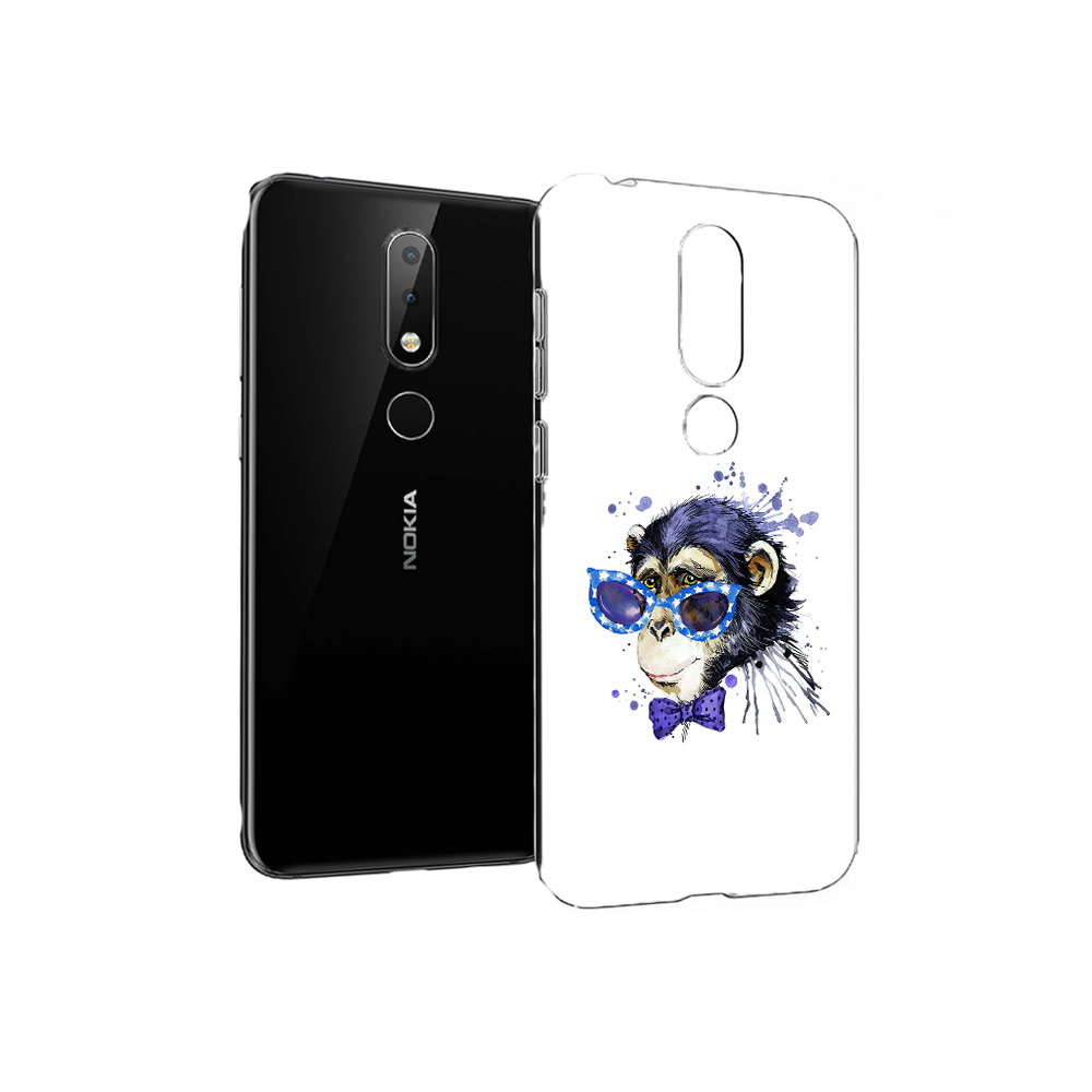 

Чехол MyPads Tocco для Nokia X6 акварельная обезьяна (PT115295.99.216), Прозрачный, Tocco