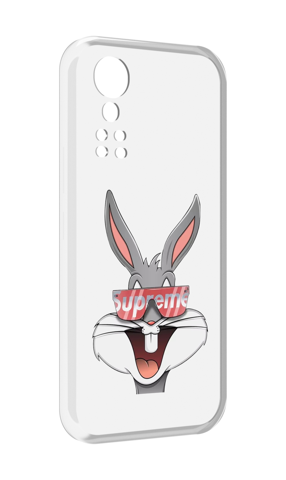 

Чехол MyPads крутой-заяц для ZTE Axon 30 5G / Axon 30S, Прозрачный, Tocco