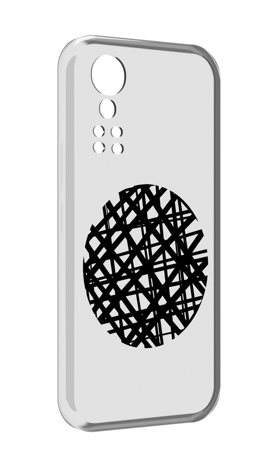 

Чехол MyPads круглая-абстракция для ZTE Axon 30 5G / Axon 30S, Прозрачный, Tocco