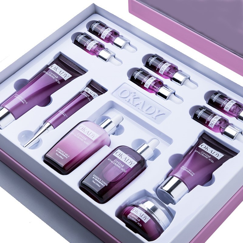 

Косметический набор для ухода за лицом Okady Caviar Hyaluronic Acid в подарочной упаковке, CAVIAR HYALURONIC ACID
