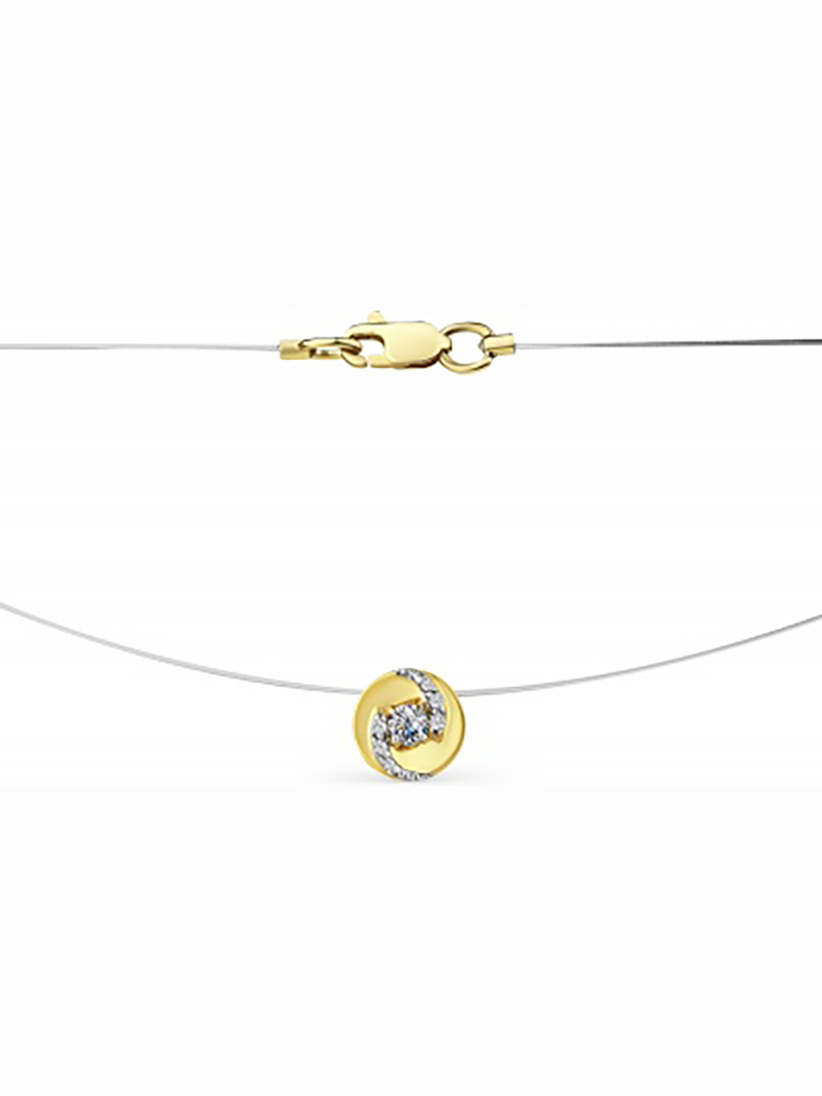 

Колье из жёлтого золота с 7 фианитами 45 см Master Brilliant 4000014, 4000014