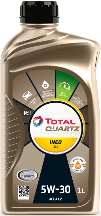 Моторное масло Total Quartz Ineo ECS 5W30, 1л