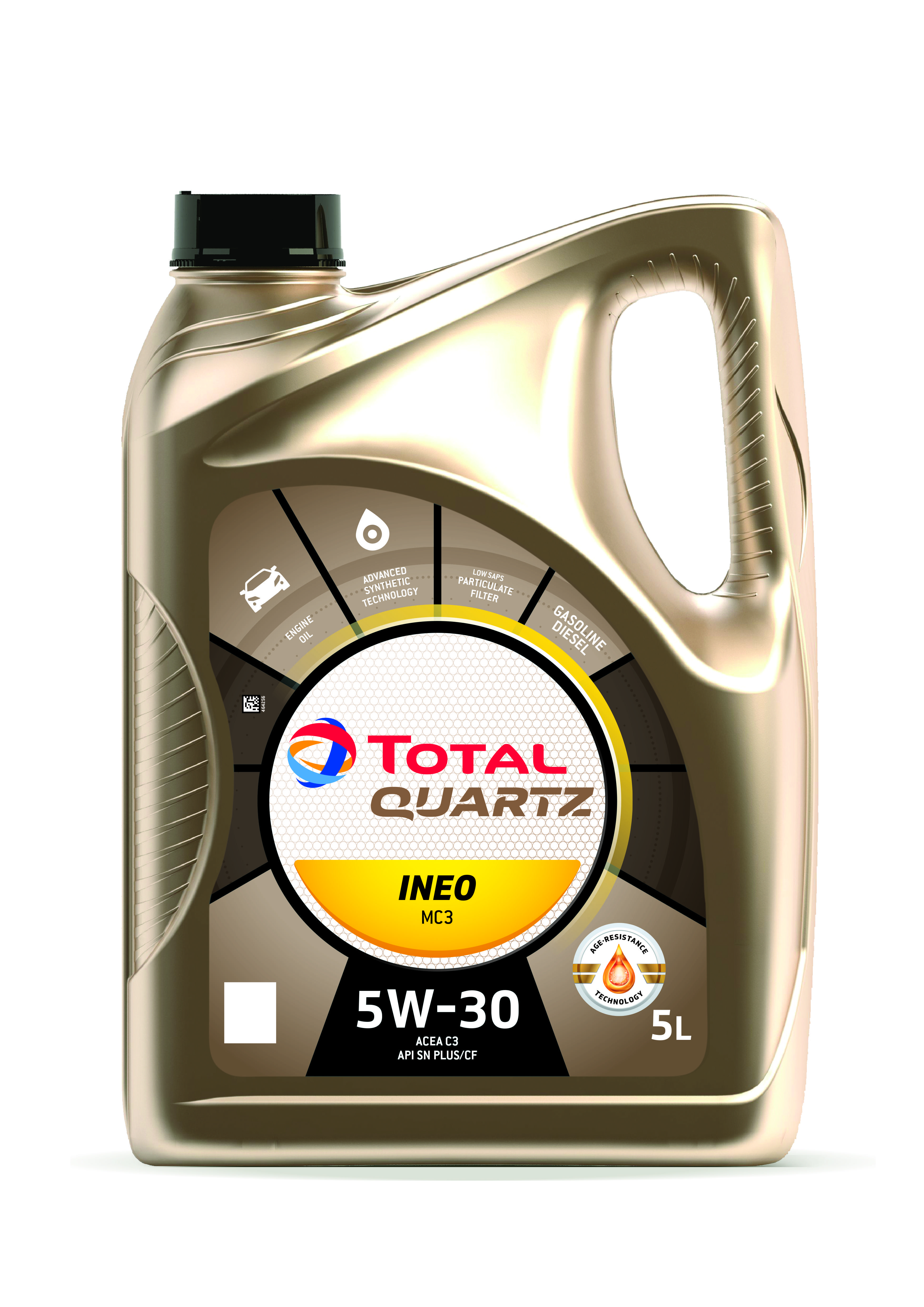 

Моторное масло Total Quartz Ineo MC3 5W30 5л, Quartz Ineo MC3