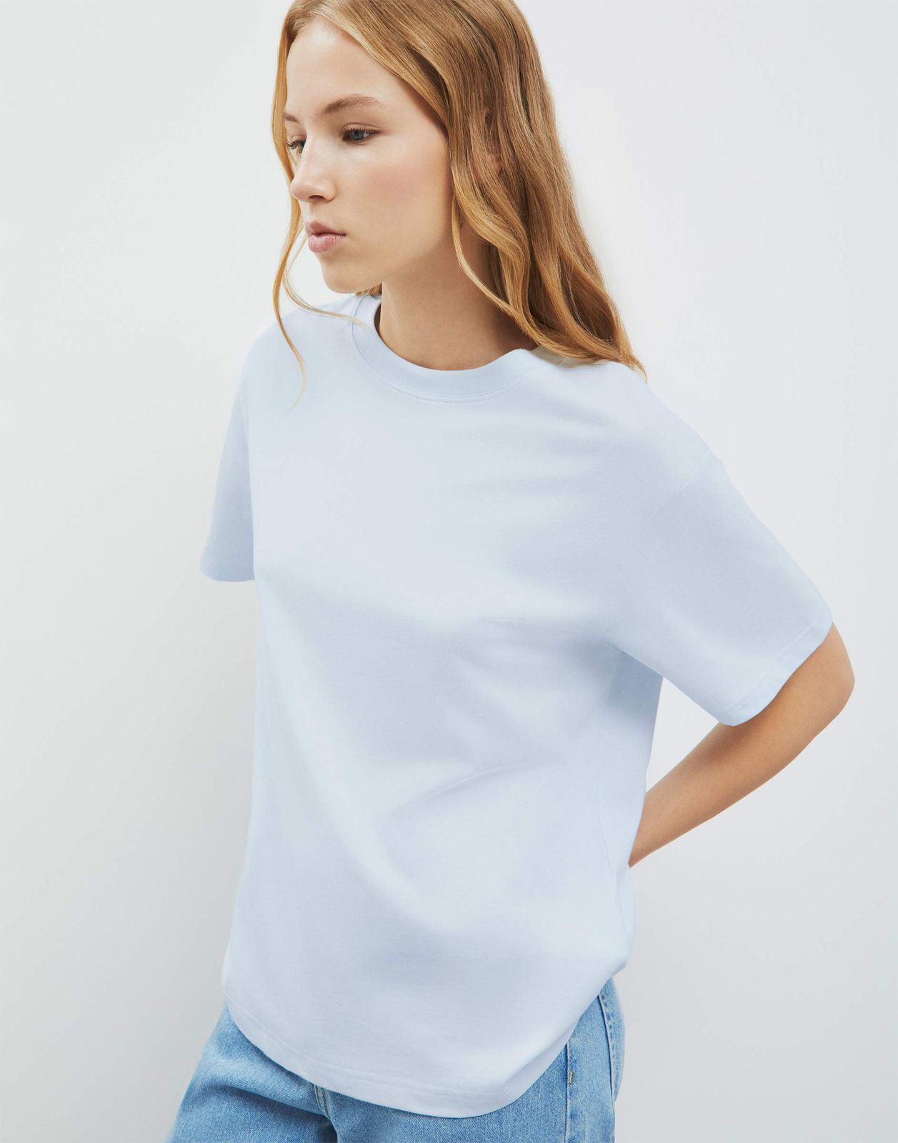 

Футболка женская Gloria Jeans GKT025585 голубой XL/170, GKT025585