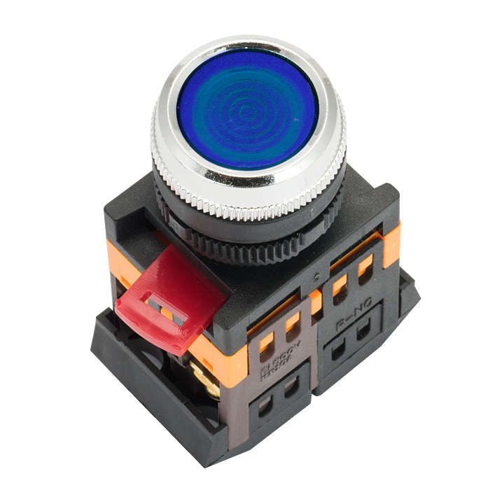 

Кнопка EKF PROxima ABLFS-22 ablfs-22-b с подсветкой синий NO+NC 230В