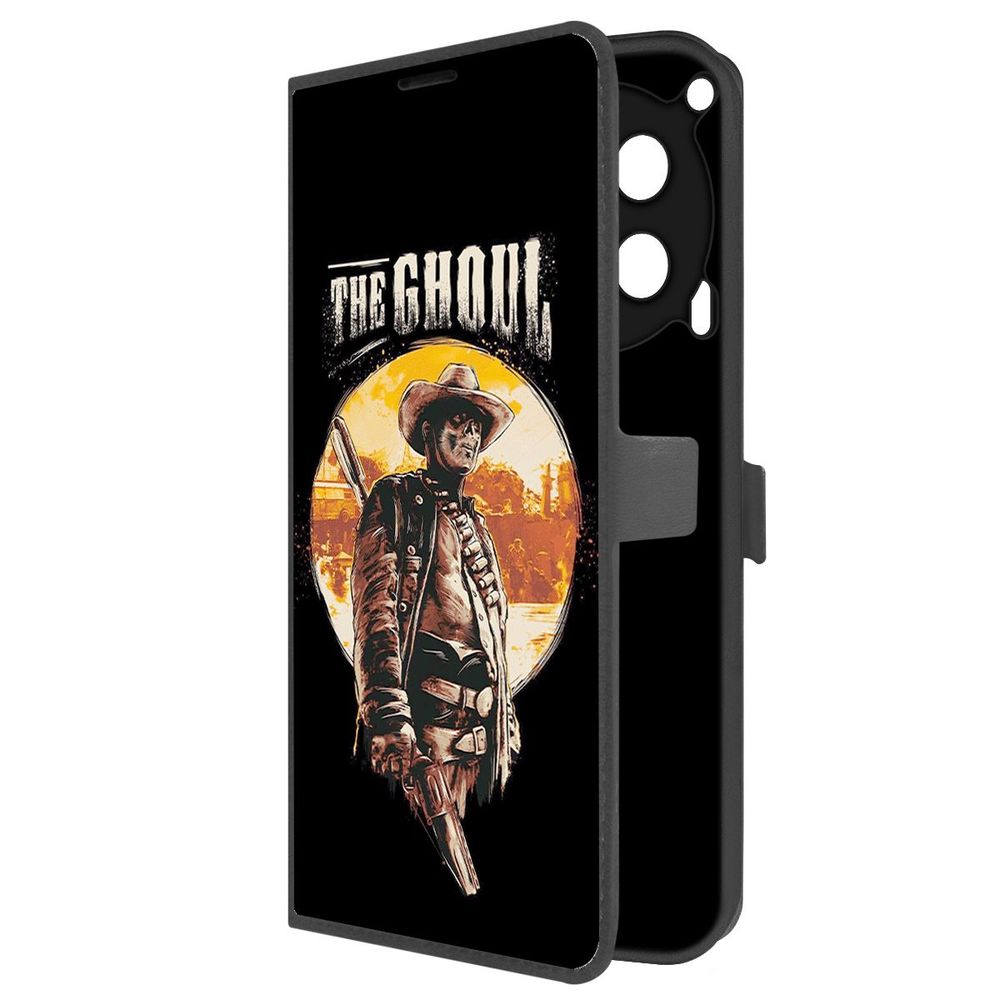 

Чехол-книжка Krutoff Eco Book для TECNO Camon 30 Фоллаут (Fallout) - Гуль (черный)