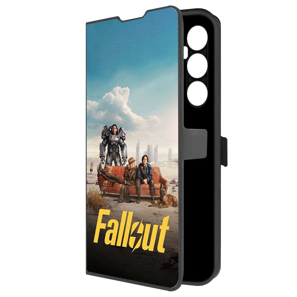

Чехол-книжка Krutoff Eco Book для Realme C65 Фоллаут (Fallout) - Постер (черный)