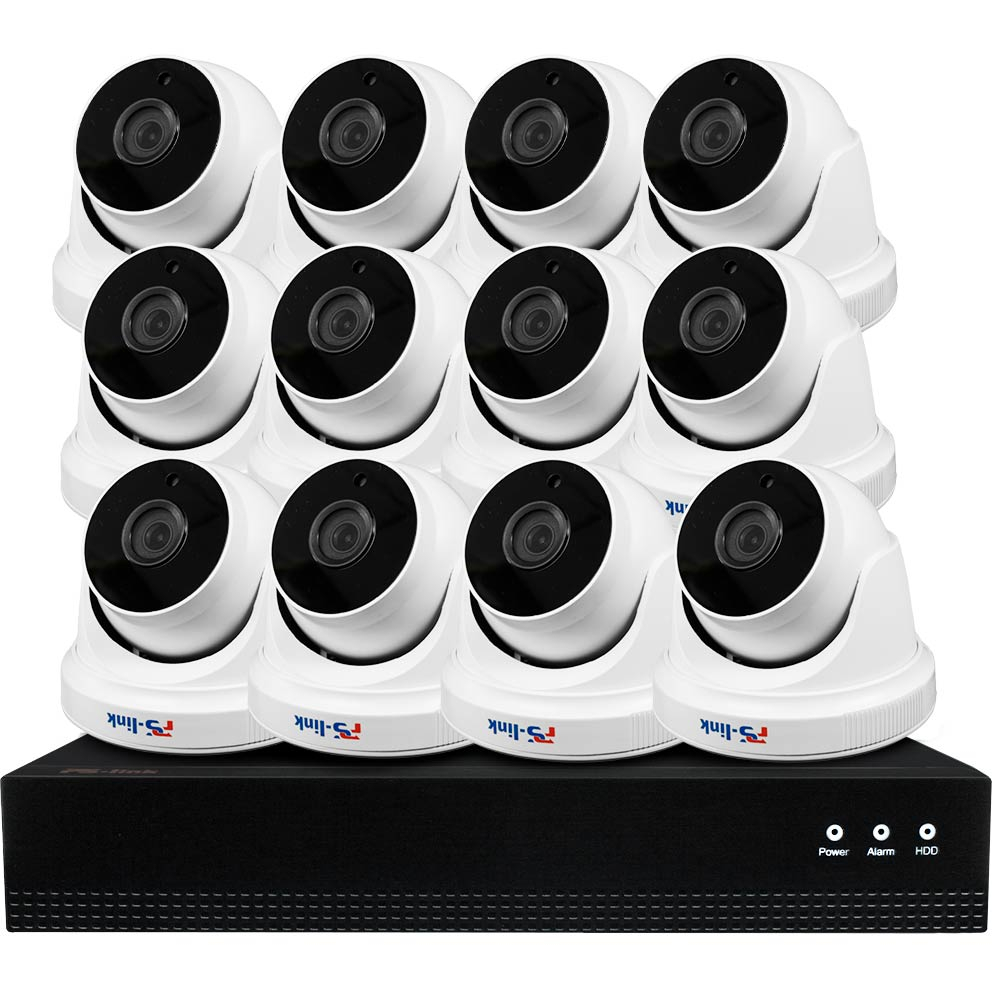 

Комплект видеонаблюдения IP 8Мп Ps-Link KIT-A812IP-POE 12 камер, Белый