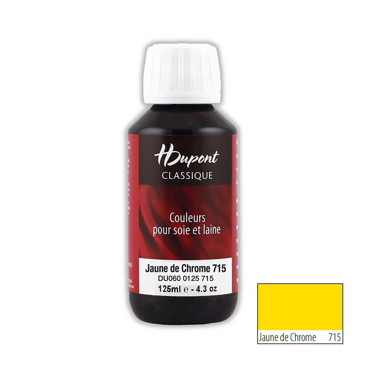 

Краска для шелка H Dupont Classiс, DU0600125, 125 мл (715 желтый хром), 7732938
