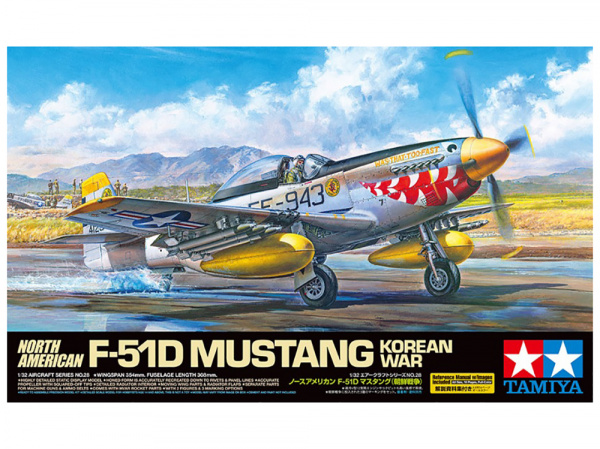 

60328 Tamiya 1/32 North American F-51D Mustang Korean War