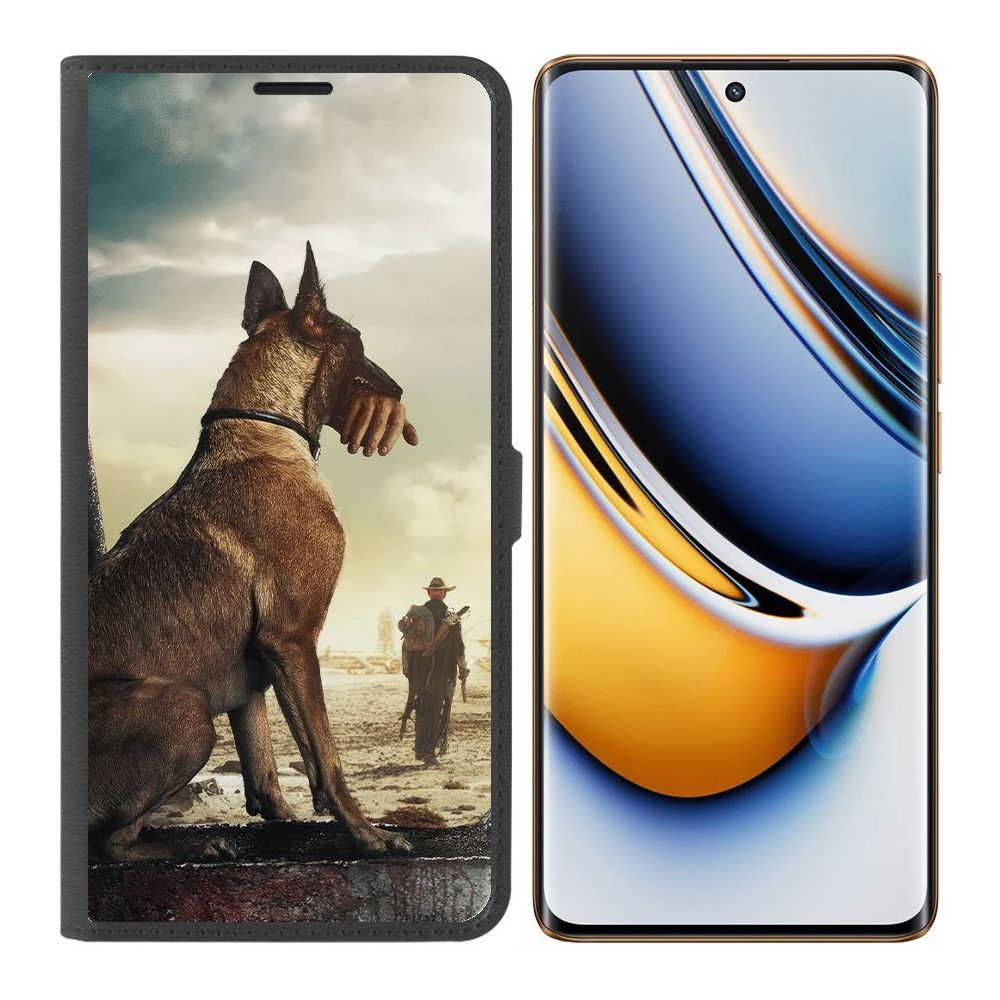 

Чехол-книжка Krutoff Eco Book для Realme 11 Pro+ Фоллаут (Fallout) - Псина (черный)