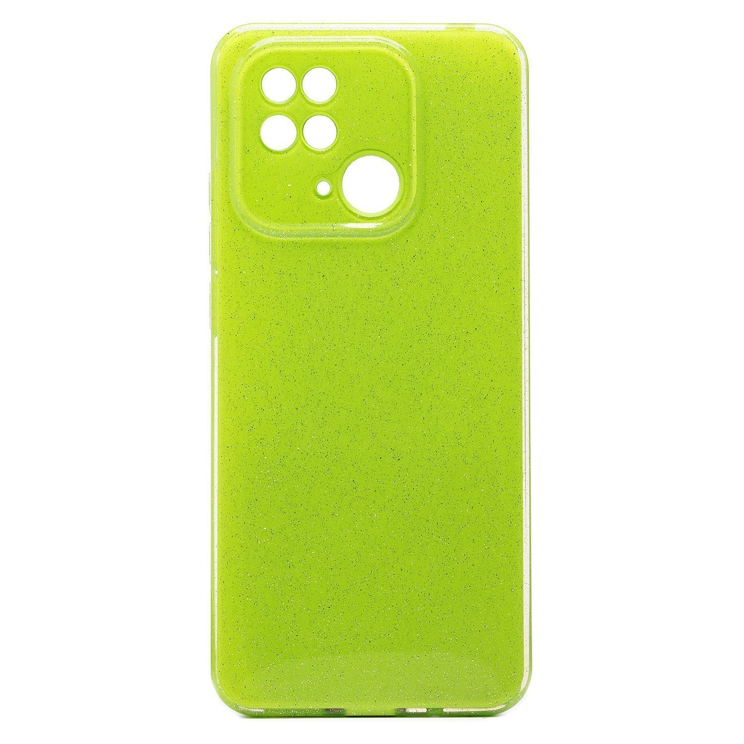 

Чехол для Xiaomi Redmi 10C (220333QNY) силиконовый с блестками 3 светло-зеленый