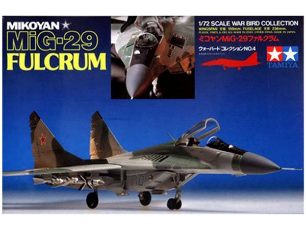

60704 Tamiya 1/72 Советский истребитель МиК-29 Fulcrum