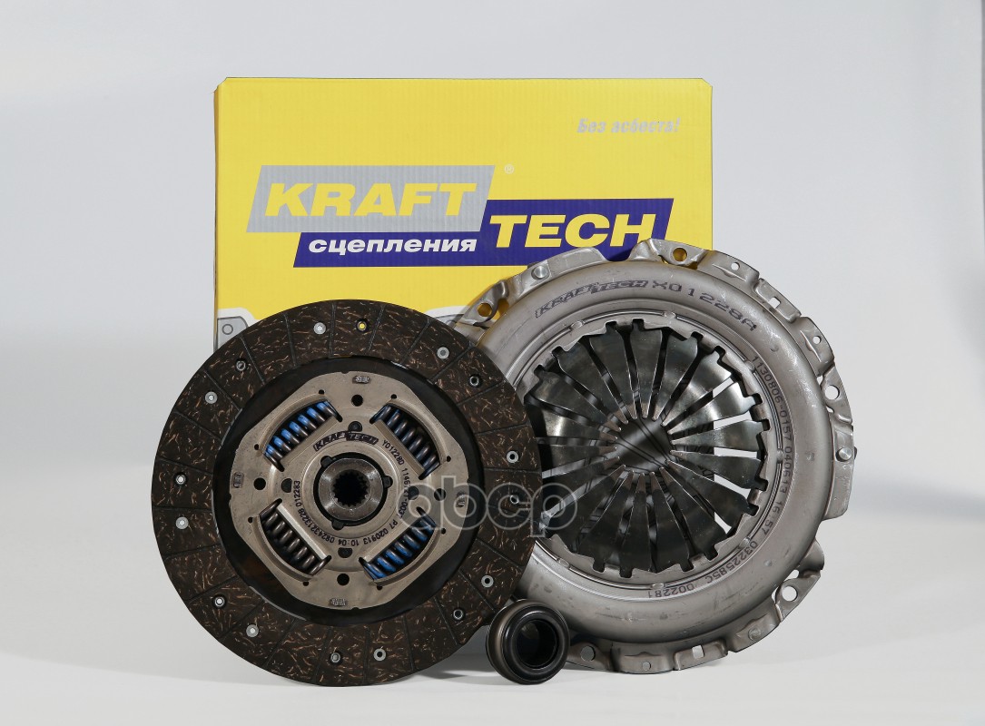 фото Комплект сцепления peugeot 1,6 hdi 16v 75,90ps krafttech арт. w01228c