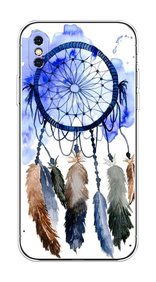 

Чехол на Apple iPhone XS Max "Ловец снов 1", Коричневый;синий, 11950-1