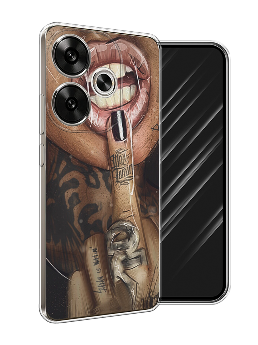 

Чехол Awog на Xiaomi Redmi Turbo 3 "Девушка с татуировками", Бежевый;розовый;черный, 322150-1