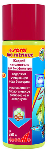 фото Бактерии для пресноводного аквариума sera bio nitrivec 100мл