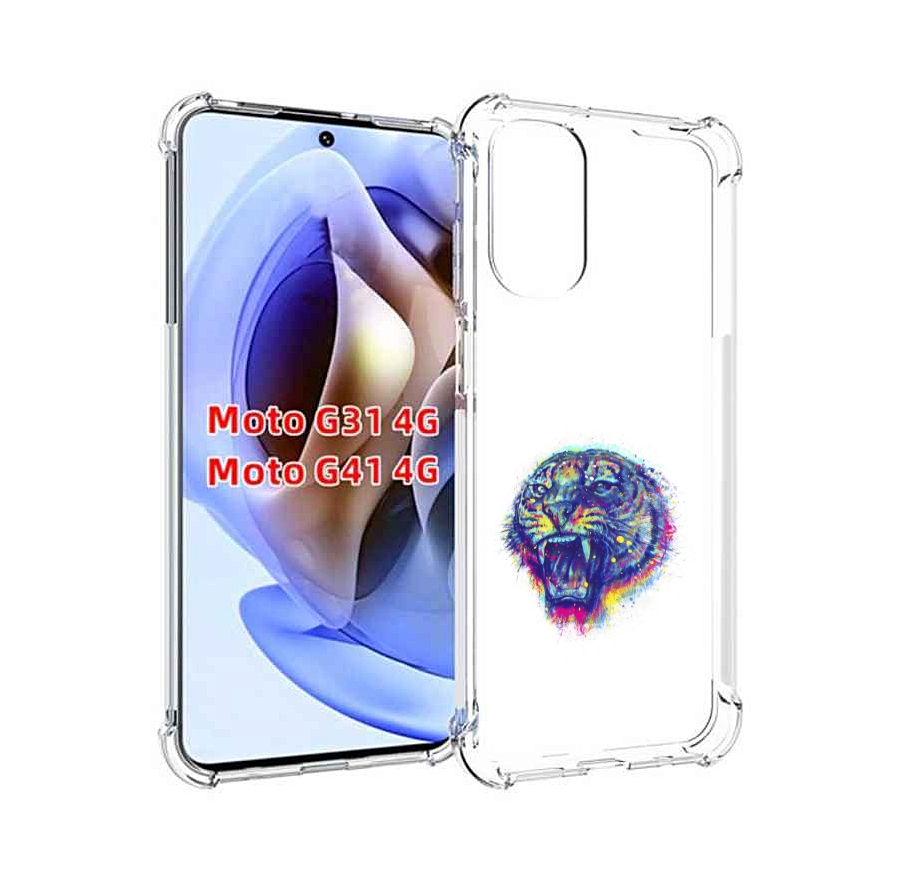 

Чехол MyPads Тигр 2 для Motorola Moto G31 4G / G41 4G, Прозрачный, Tocco