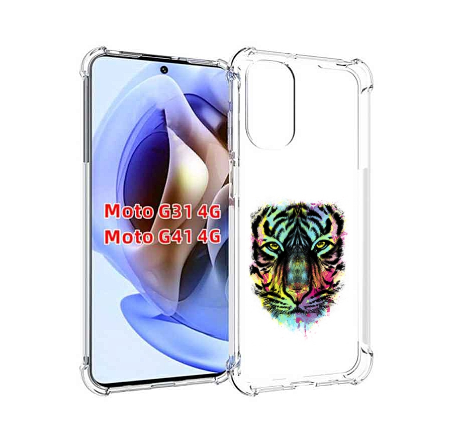 

Чехол MyPads Тигр 1 для Motorola Moto G31 4G / G41 4G, Прозрачный, Tocco
