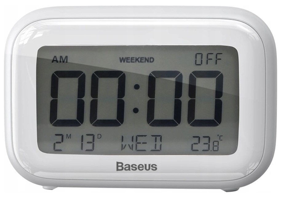 

Настольные часы Baseus Subai Clock ACLK-B02 (Белый)