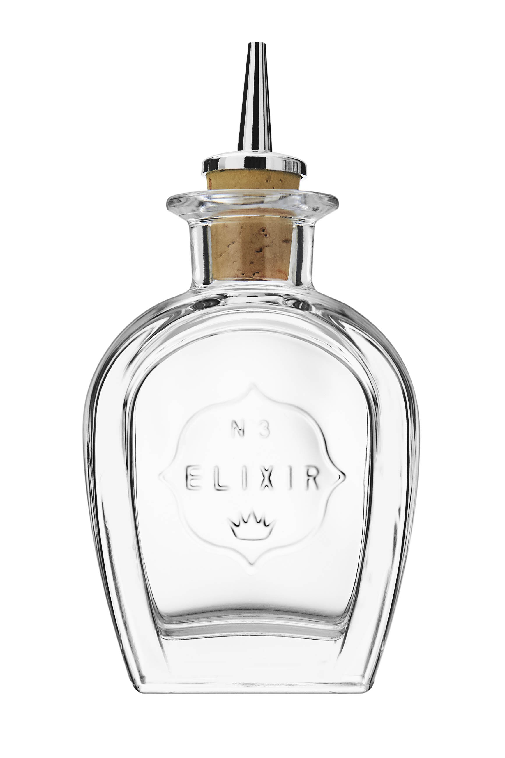 Бутылка с пробковым дозатором для бара 100 мл. Elixir №3 Mixology, Luigi Bormioli, A12274B