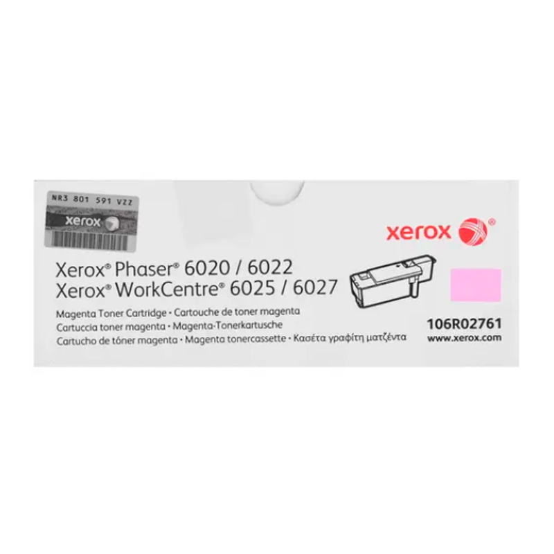 

Картридж для лазерного принтера Xerox (106R02761) пурпурный, оригинальный