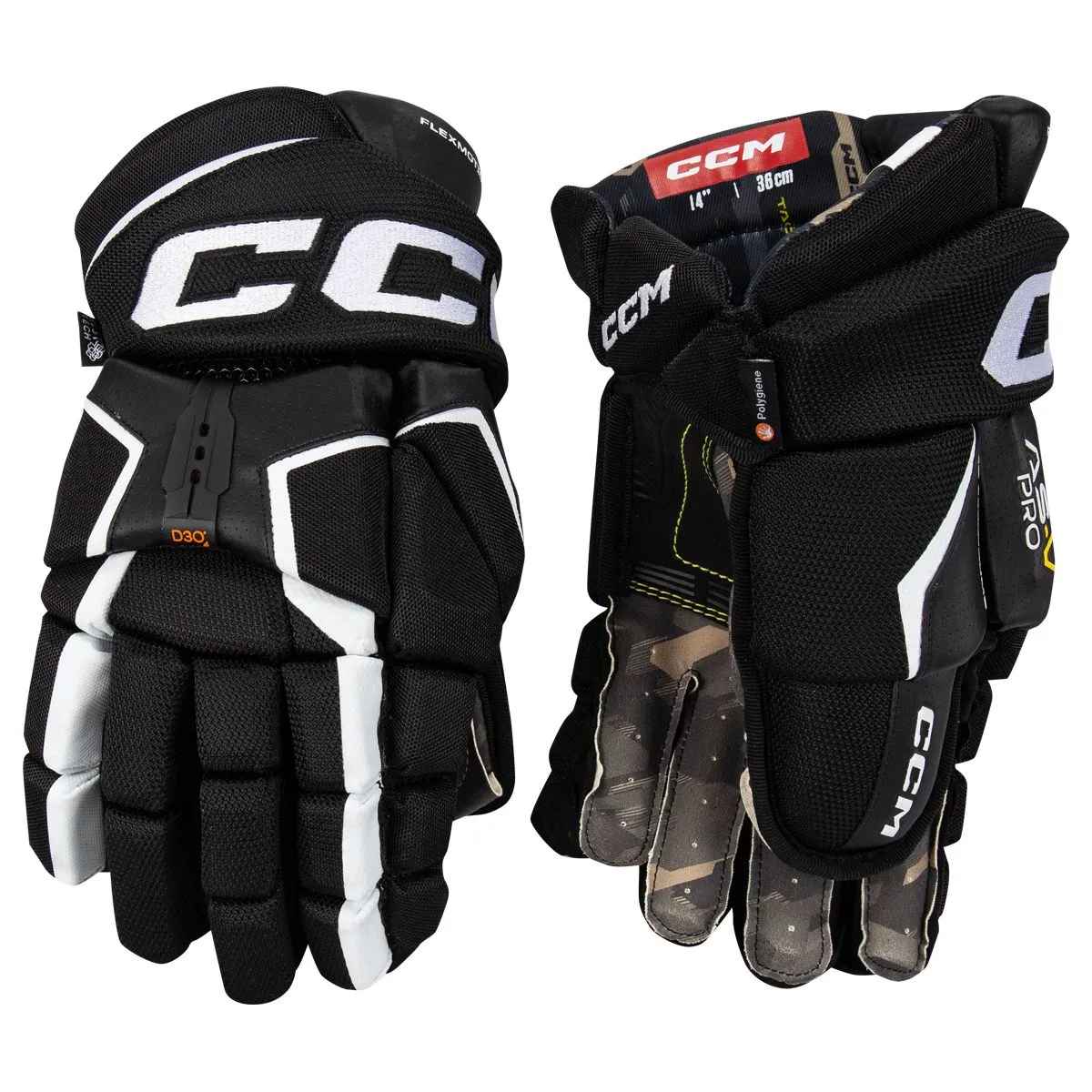 Перчатки CCM TACKS AS-V PRO SR (BLK/WHT 14