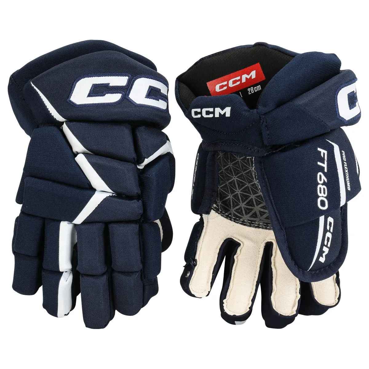 Перчатки CCM JETSPEED FT680 JR (NAV/WHT 12