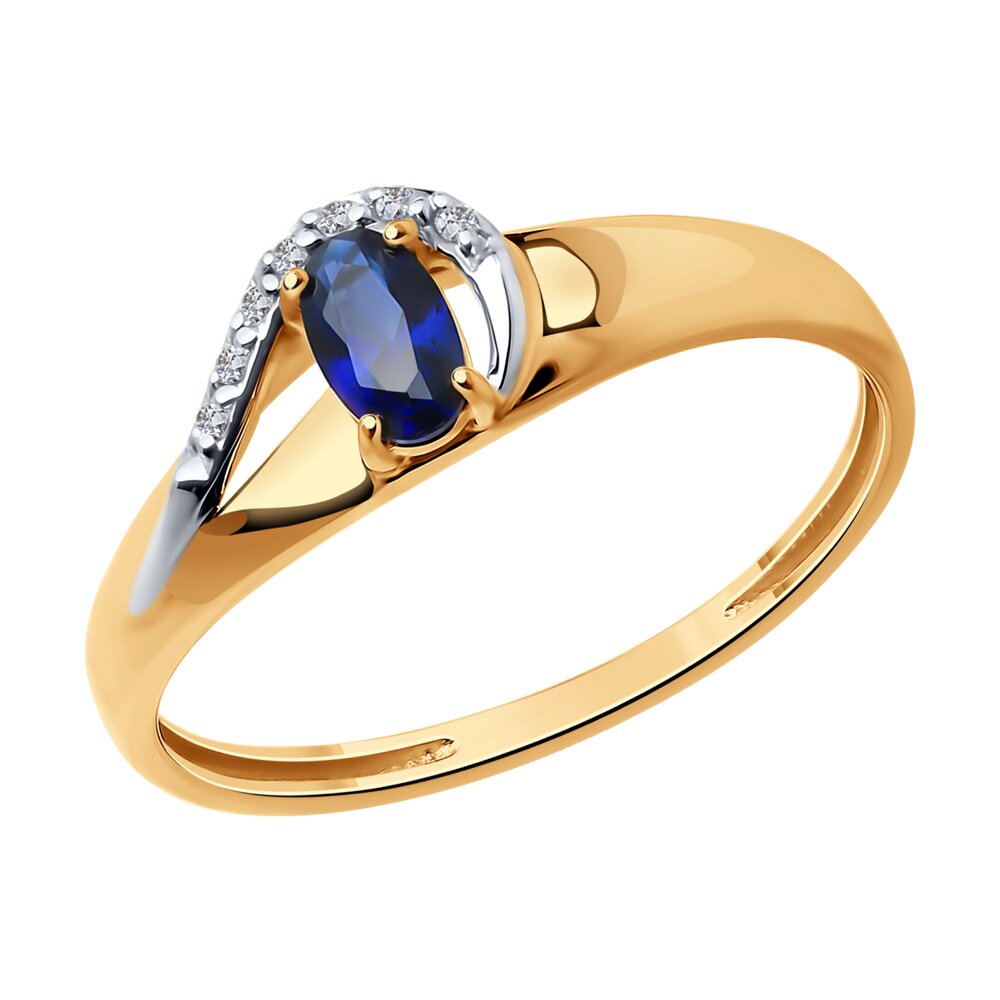 

Кольцо из красного золота с бриллиантом р. 18 SOKOLOV Diamonds 71-00188, 71-00188