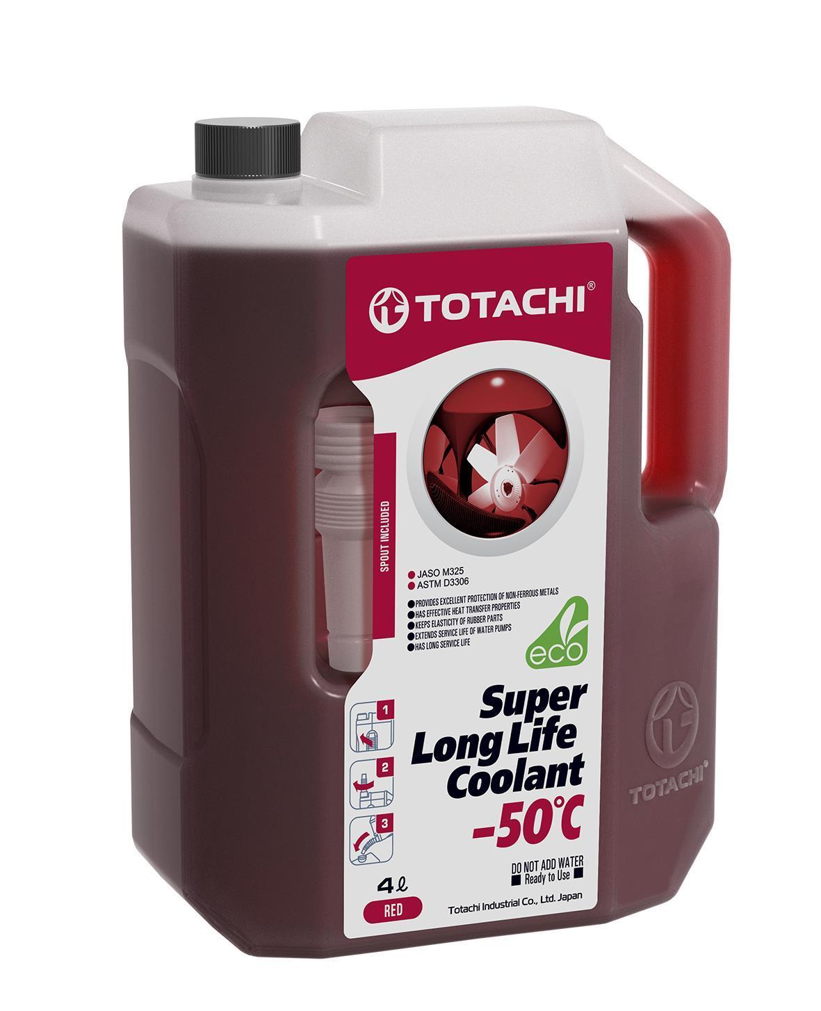 

Антифриз TOTACHI 41904 Red, Охлаждающая жидкость SUPER LLC RED -50C 4л.