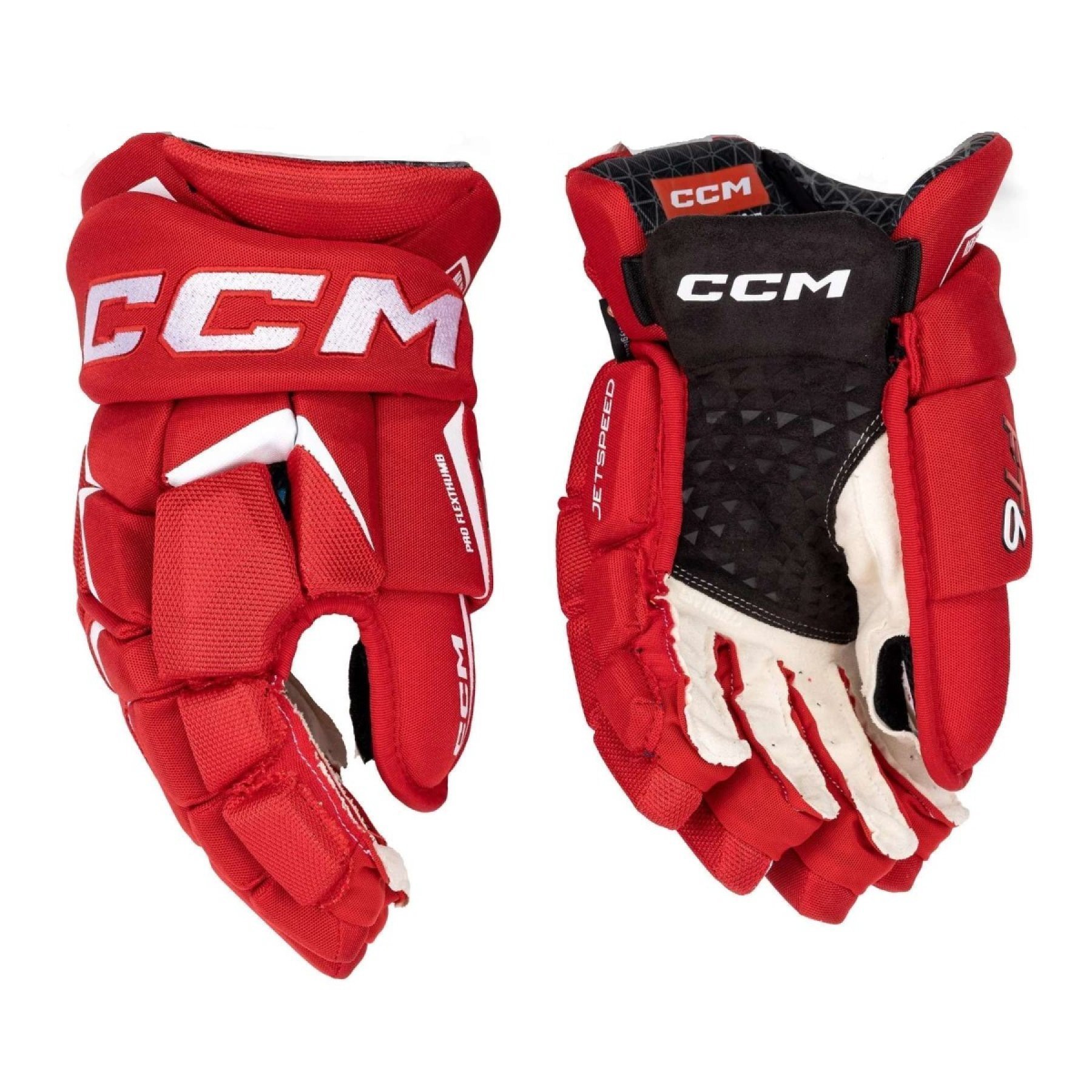 Перчатки CCM JETSPEED FT6 JR (RED/WHT 11