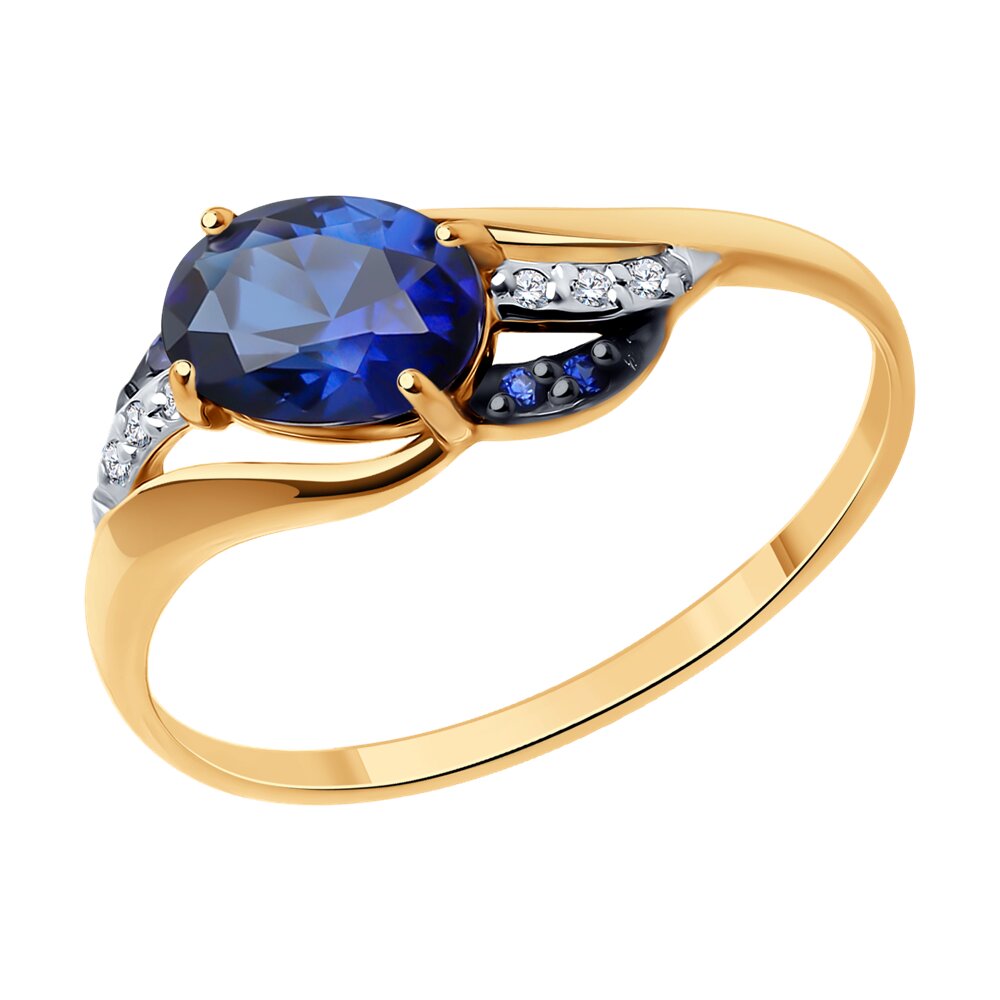 

Кольцо из красного золота с бриллиантом р. 18 SOKOLOV Diamonds 71-00119, 71-00119