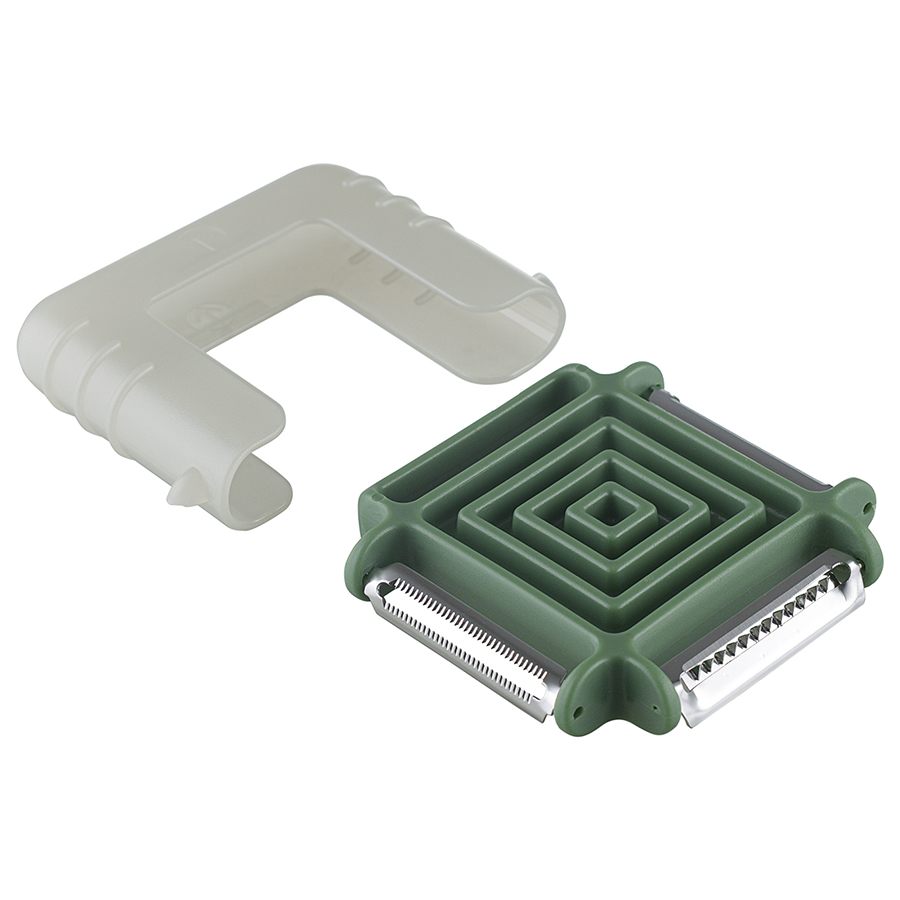 Пиллер с 3 лезвиями Smart Solutions Arnou 8.5х10 см, светло серый, зеленый