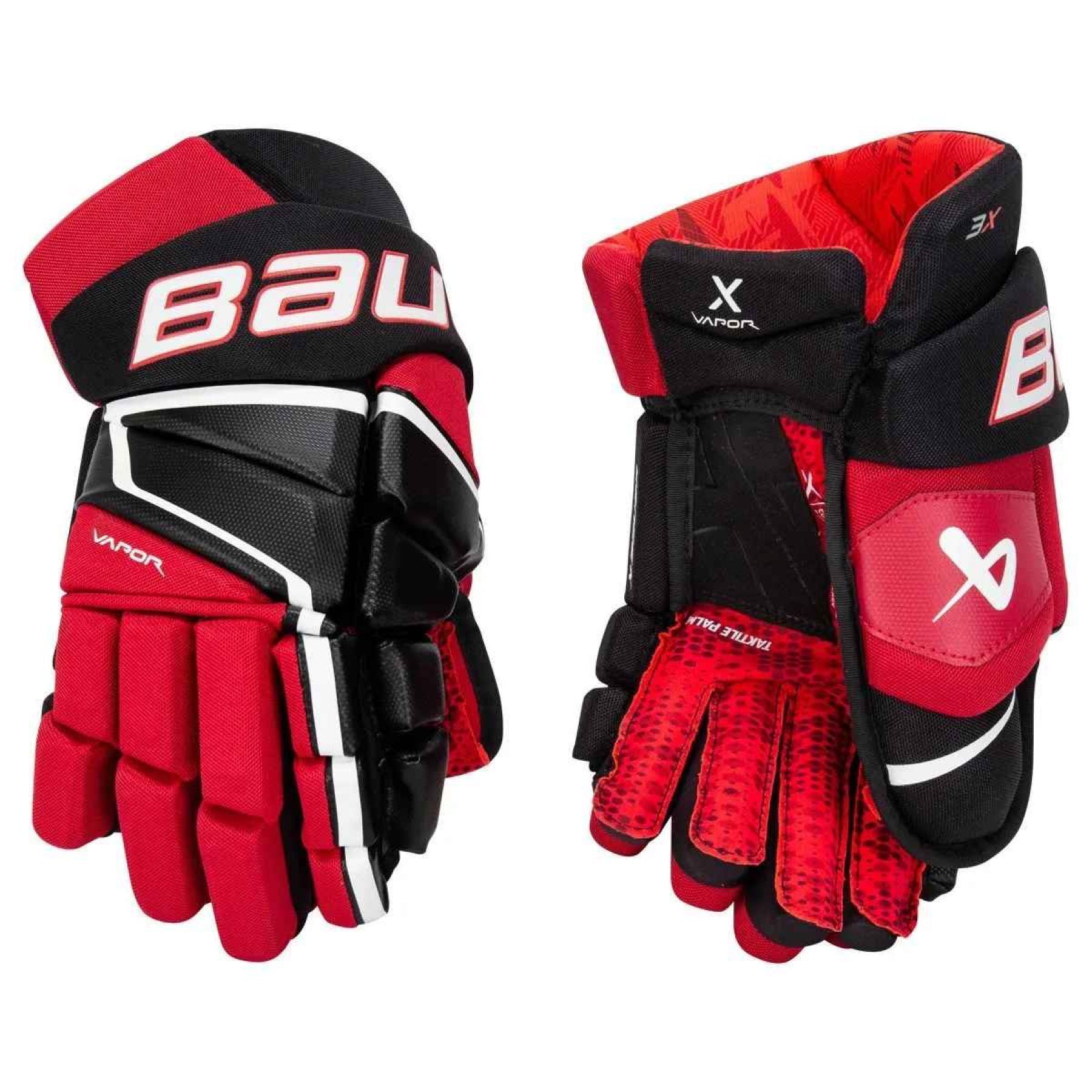 Перчатки BAUER VAPOR 3X SR (BLK/RED 14