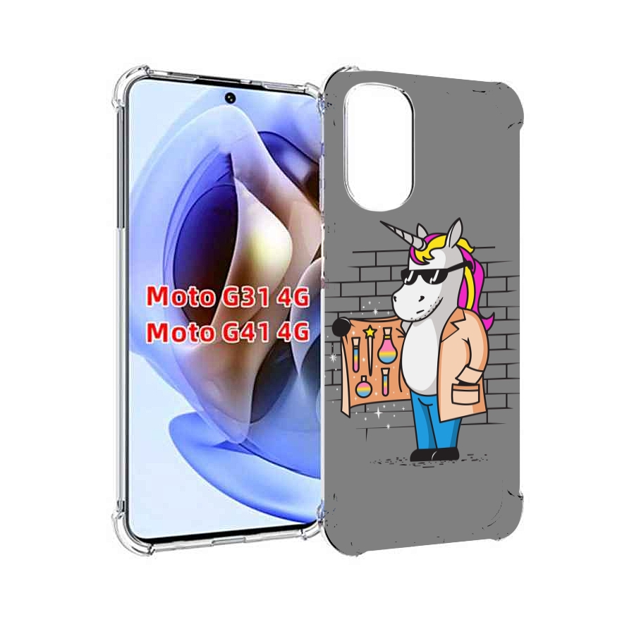 

Чехол MyPads Продавец-единорог для Motorola Moto G31 4G / G41 4G, Прозрачный, Tocco