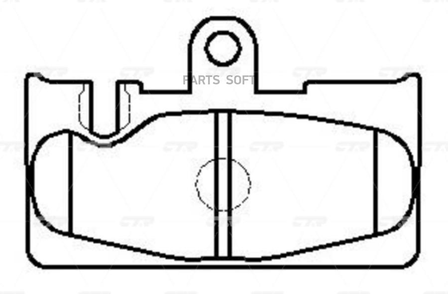 

Тормозные колодки Ctr GK1048