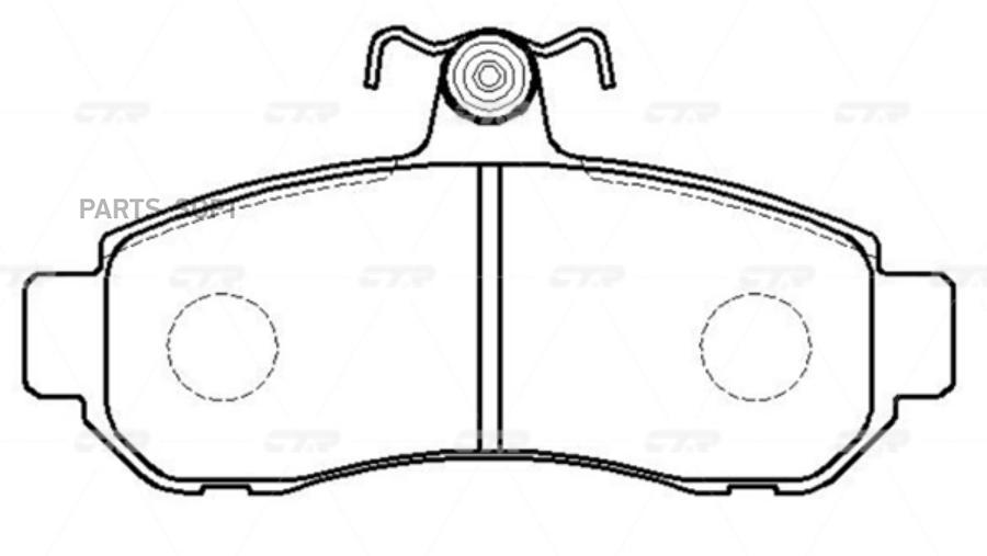 

Колодки Тормозные CTR GK0569 (Старый Номер Ckm-1)
