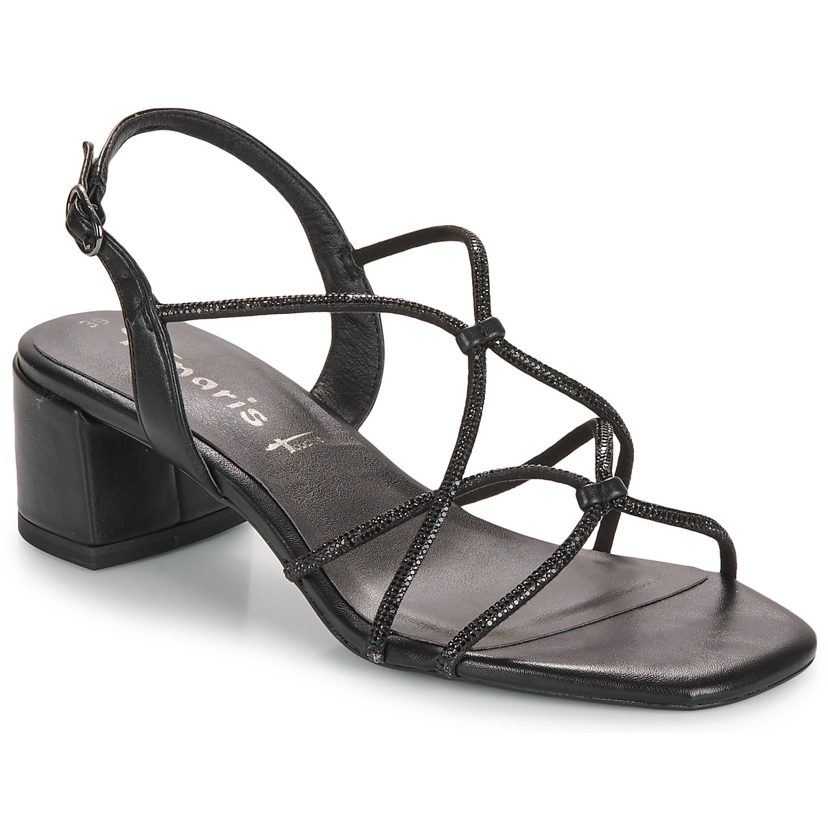 

Босоножки женские Tamaris 27006645 черные 40 EU, Черный, 27006645