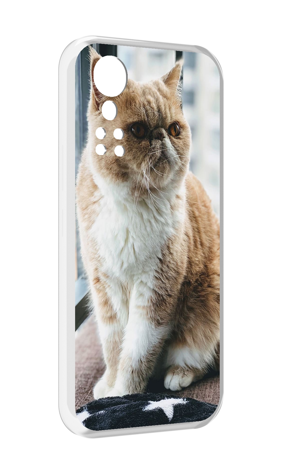 Чехол MyPads кошка экзот для ZTE Axon 30 5G / Axon 30S