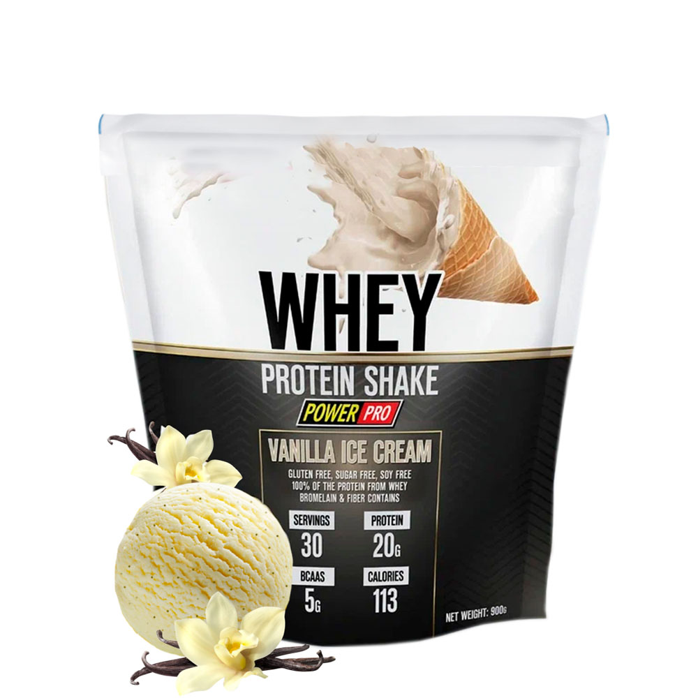 Протеин Power Pro Whey Protein Shake 900 гр ванильное мороженое