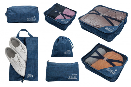 

Несессер мужской Routemark 7в1 Navy синий, 7в1 Navy