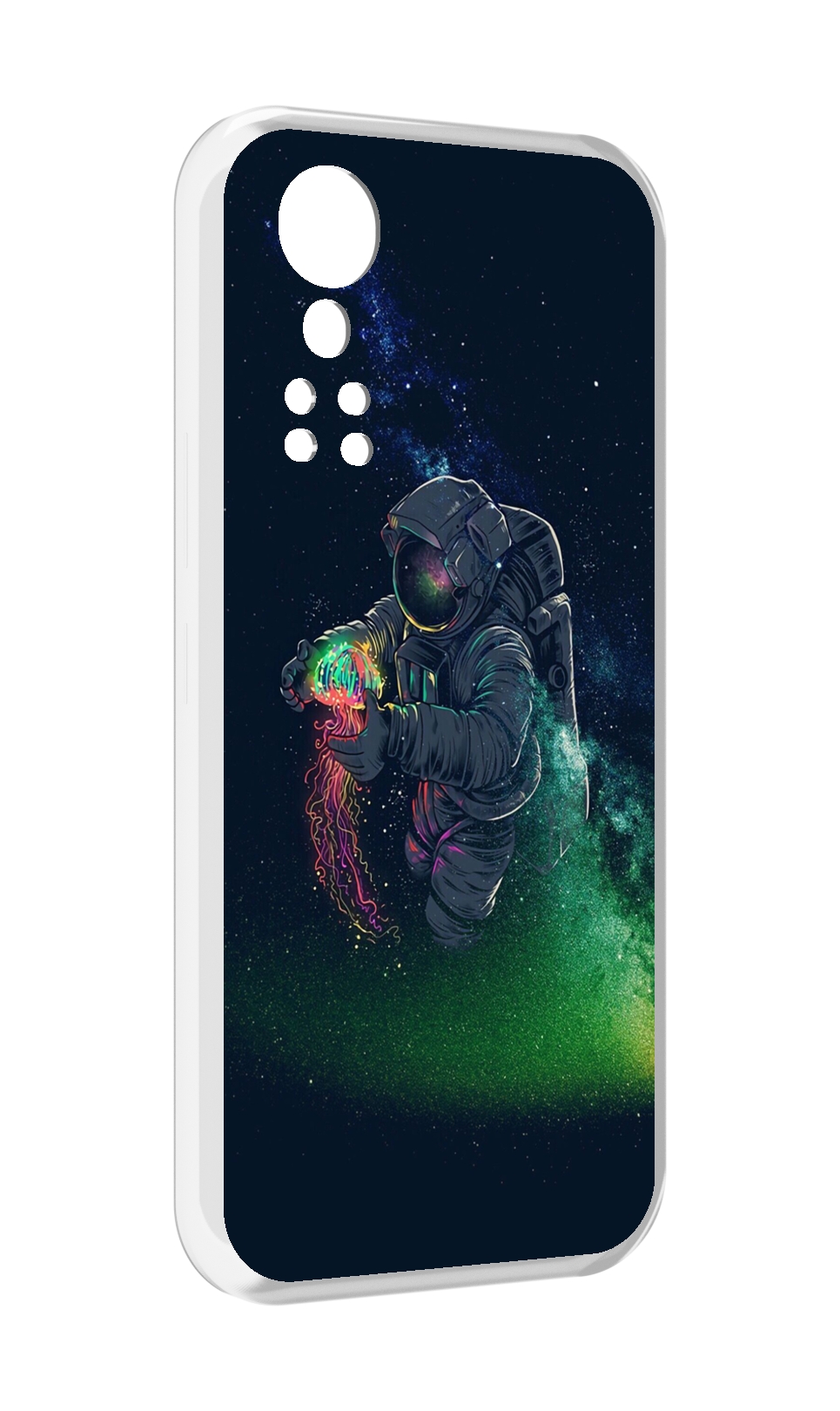 

Чехол MyPads космонавт-с-оружием-арты для ZTE Axon 30 5G / Axon 30S, Прозрачный, Tocco
