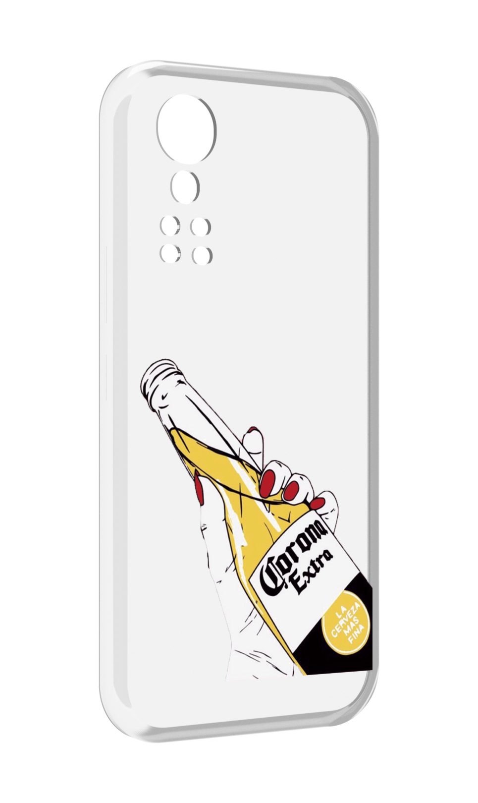 

Чехол MyPads корона екстра для ZTE Axon 30 5G / Axon 30S, Прозрачный, Tocco