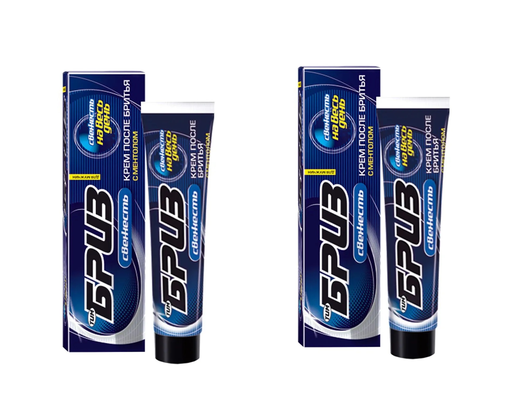 Крем для бритья ТимБриз Свежесть с ментолом 75 мл, 2 шт